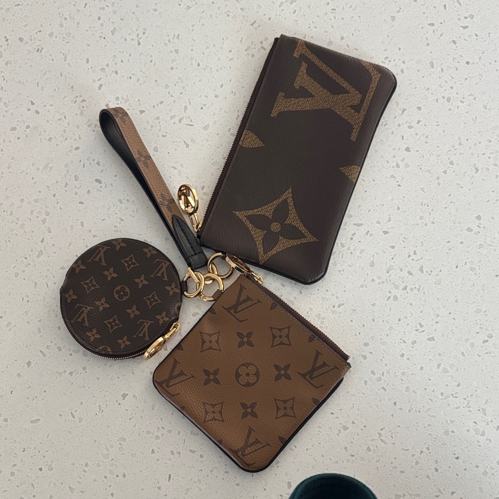 Louis Vuitton Monogram Trio Pouch Set